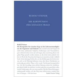 Die Kernpunkte der Sozialen Frage in den Lebensnotwendigkeiten der Gegenwart und Zukunft, Sachbücher von Rudolf Steiner