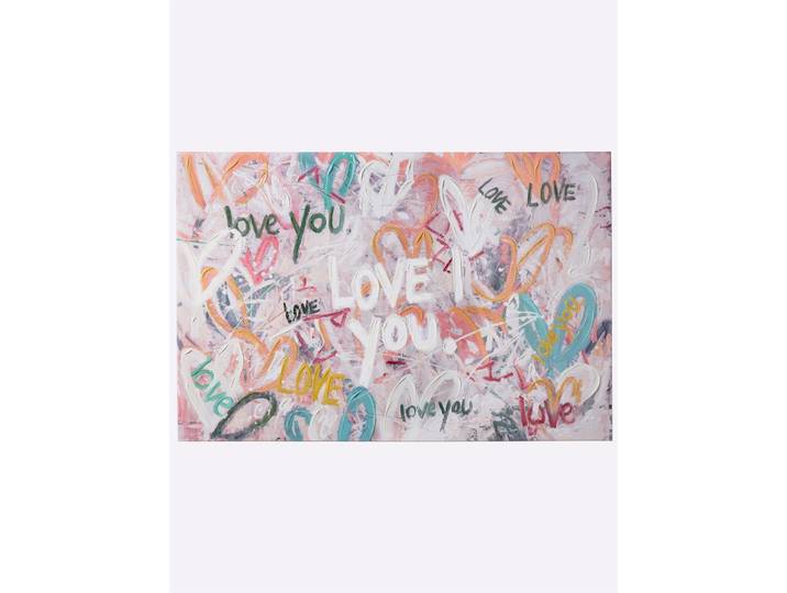 Bild, bunt (farbe bild(er): weiß, bunt), B:120cm H:80cm T:3,5cm, Bilder, Bild