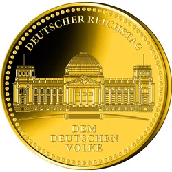 Die Gold-Gedenkprägung Deutscher Reichstag!