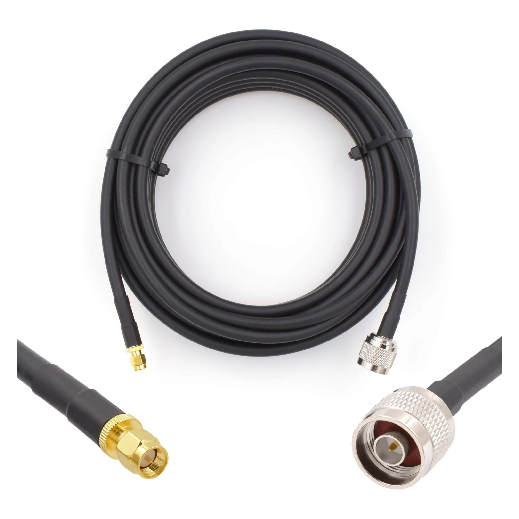Rangeful SMA Male to N Male 1m Coaxial Cable HF300 (LMR300 equivalent) HF300-NM-SM-1 (HF300-NM-SM-1)