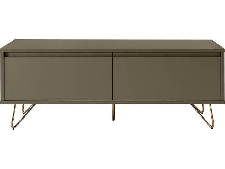 SalesFever Lowboard Bolton - TV-Kommode in schlichter Eleganz, Kommode mit Klappendämpfe, Hairpin Beinen