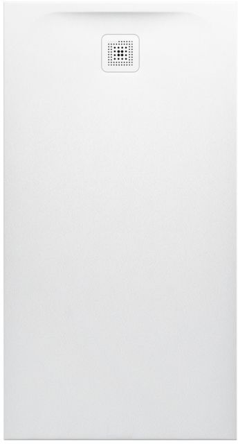 LAUFEN Pro Duschwanne H2139510770001 Marbond Ablauf kurze Seite hellgrau