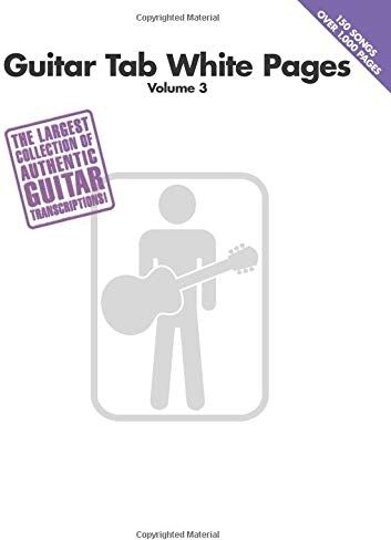 Various - Guitar Tab White Pages Volume 3 - Preis vom 09.10.2026 07:28:09 h