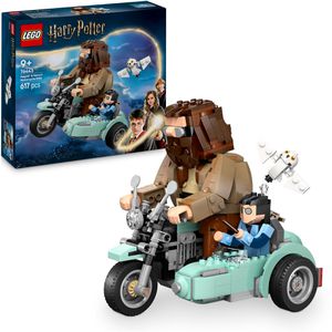 LEGO Harry Potter 76443 Hagrids und Harrys Motorradtour, ab 9 Jahre, 617 Teile