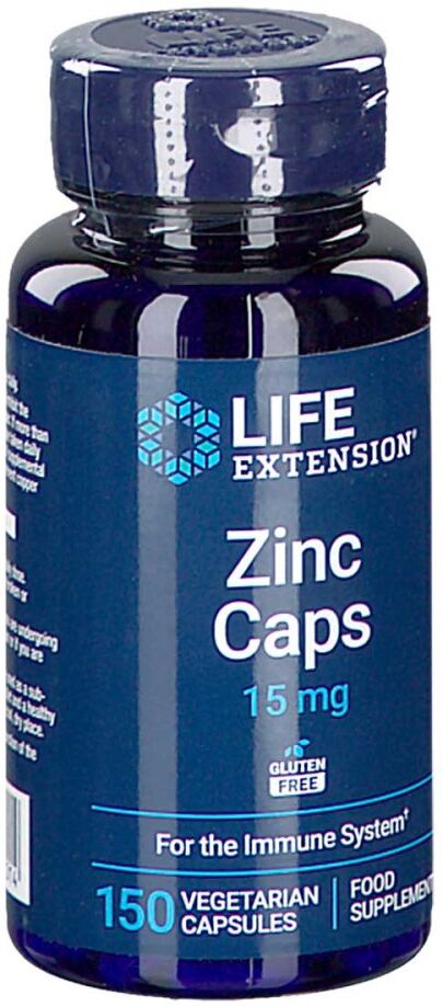Life Extension Zinc Caps 15 mg