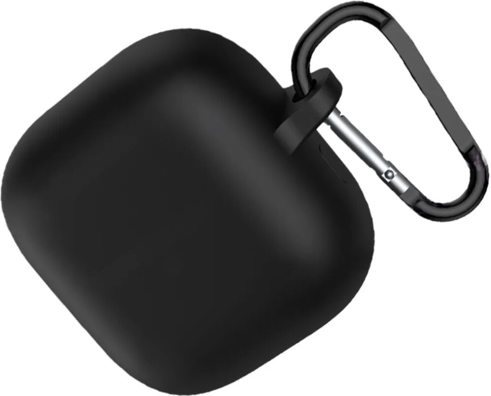 INF Silikon Schutzhülle kompatibel mit Huawei FreeClip Bluetooth Kopfhörern mit Haken Schwarz