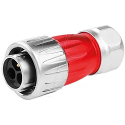 Good Connections GC IC03-20P301 Industrie-Stecker, Elektronikkabel + Stecker, Rot, Silber