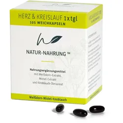 NATUR-NAHRUNG Herz & Kreislauf 1x tgl.Weichkapseln 105 St