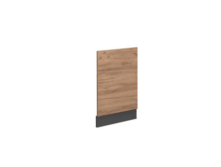 Vicco Frontblende Fame-Line Goldkraft Eiche 45 cm ohne Arbeitsplatte, Eichefarben, Anthrazit, Holzwerkstoff, Rechteckig, 45x67.4x1.6 cm, Küchen, Küchenmöbel, Küchenschränke, Küchenunterschrank