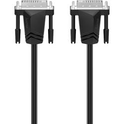 Hama DVI Anschlusskabel DVI-I 24+5pol. Stecker, DVI-I 24+5pol. Stecker 1.50 m Schwarz 00200706 DVI-Kabel