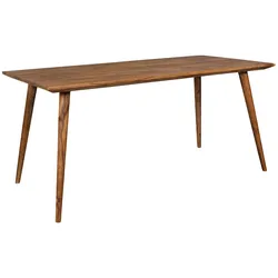 KADIMA DESIGN Esszimmertisch REPA 160 x 80 x 76 cm Sheesham rustikal Massiv-Holz, Design Landhaus Esstisch, Tisch für Esszimmer groß, 6 - 8