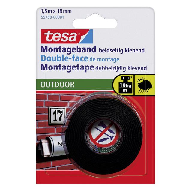 tesa Powerbond OUTDOOR doppelseitiges Montageband (19 mm) (55750-00001-03)