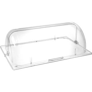 Hendi Frischhaltehaube Rolltophaube GN 1/1, aus Kunststoff, transparent, mit Griff, 54 x 33 x 18 cm
