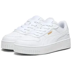 PUMA Carina Street AC Sneaker Mädchen 01 - PUMA white/PUMA white/PUMA gold 28
