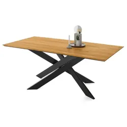 set one by Musterring Esstisch Lakewood 220 x 100 cm Holz Braun Eiche