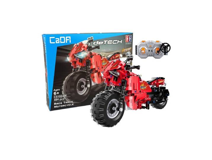 Wisam RC-Auto CADA RC Motorrad Bausteine 2.4G 484 Teile Set