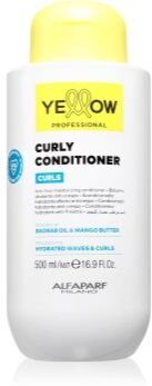 Yellow Professional Curls Curly Conditioner condicionador para cabelos ondulados e encaracolados 500 ml. Curls Curly Conditioner