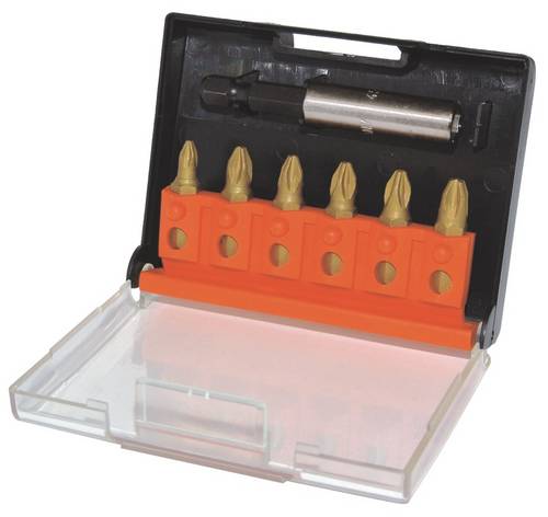 C.K T4569TINC Bit-Set 7teilig Kreuzschlitz Pozidriv