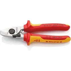 Knipex, Bolzenschneider + Seitenschneider, Kabelschere (165 mm)