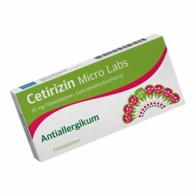 Micro Labs GmbH CETIRIZIN Micro Labs 10 mg Filmtabletten 50 St 19249280