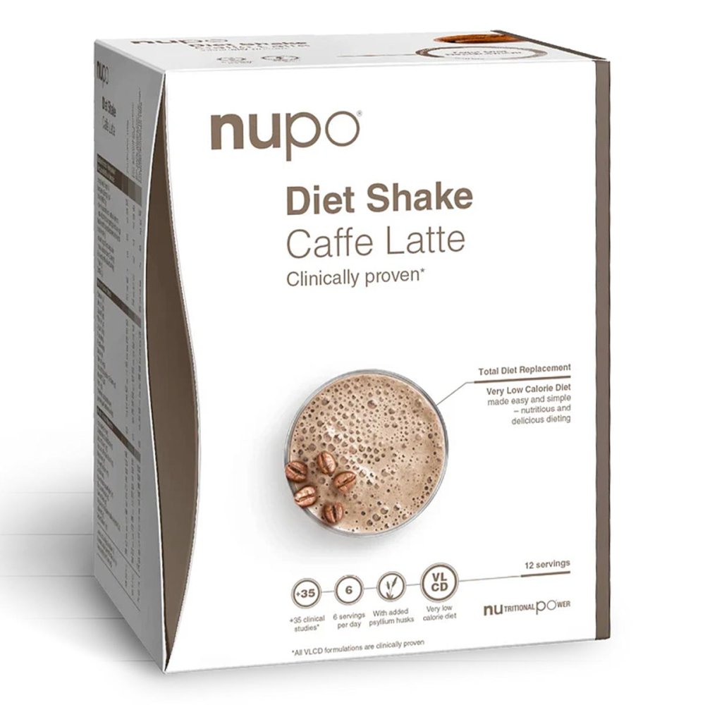 Nupo ApS Nupo Diet Shake - Caffe Latte 12 Portionen 08106144