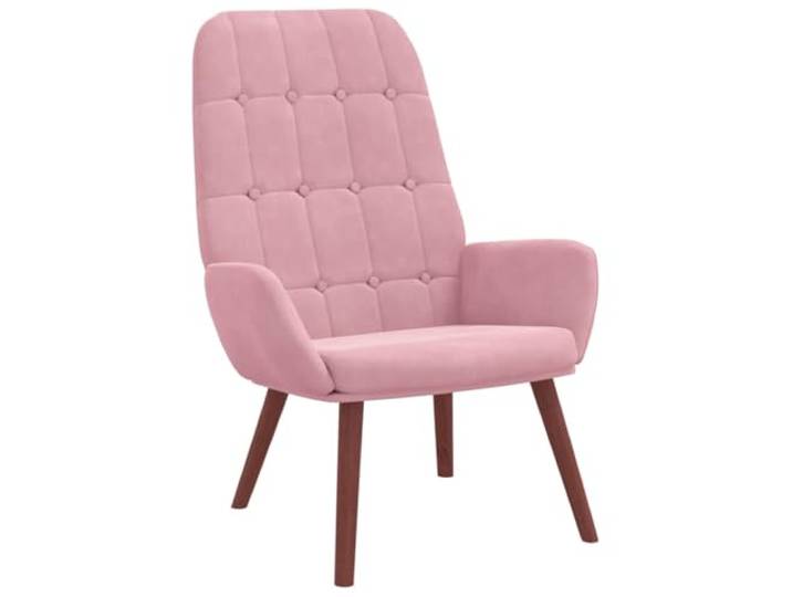 Makastle Relaxsessel Rosa Samt
