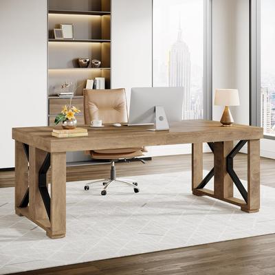 Bluebell 70.8-Inch Executive Computer Desk, Large Home Office Desk
