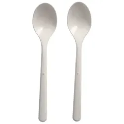 Papstar 1000 Kaffeelöffel (Mehrweg), Bio-PP, 13 cm, weiss, extra stabil