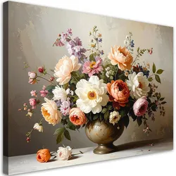 LEINWANDBILD Blumen 100x70cm