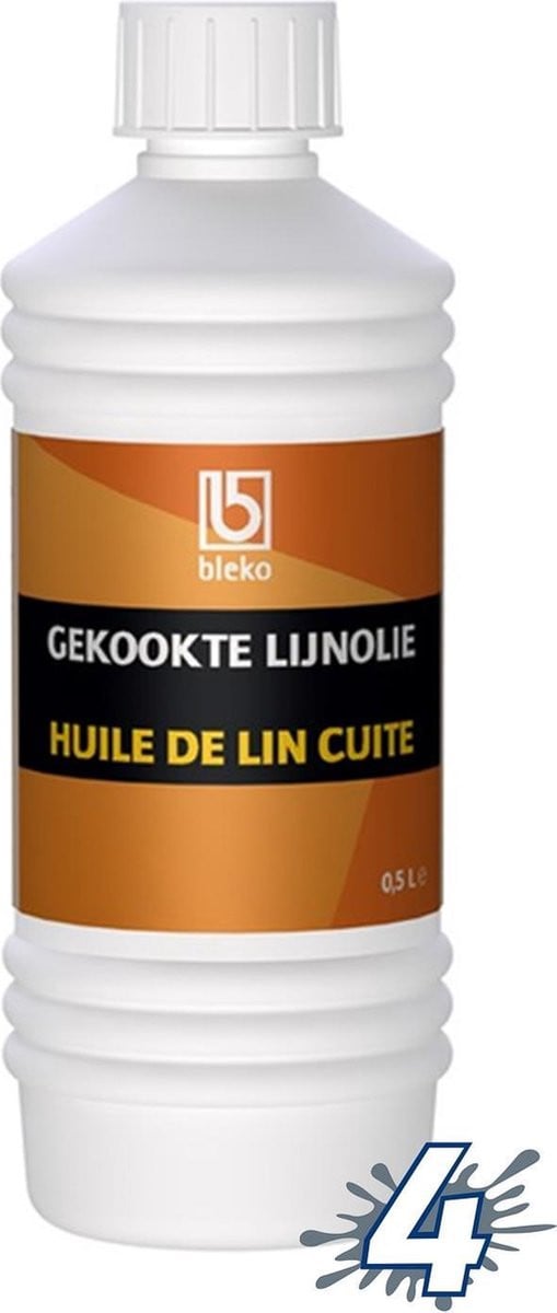 Gekookte Lijnolie 0,5 liter
