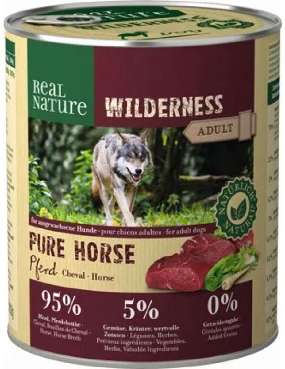 Real Nature Wilderness Dog Lattina 800G CAVALLO