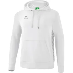 erima Essential Team Hoodie weiß/monument grey 128