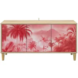 vidaXL, TV Möbel, TV-Schrank AACHEN 102 x 33 x 50 cm Sonoma Holzwerkstoff (33 x 102 x 50 cm)
