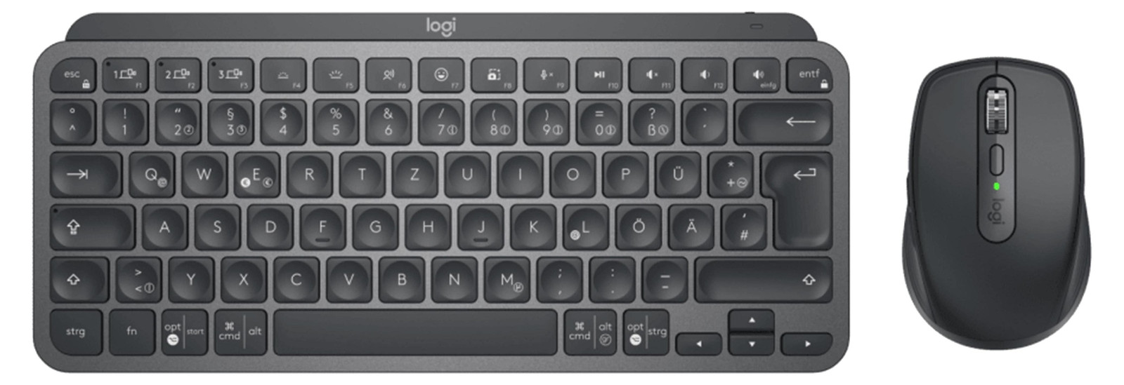 Logitech MX Keys Mini Wireless Keyboard en Mouse Combo Graphite