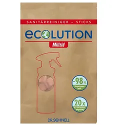 Dr. Schnell Milizid Ecolution 20er Sticks Sanitärreiniger u. Kalklöser, Ultrahochkonzentrat