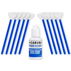 CARUBA Reinigungsspatel für Vollformat Sensoren (24mm) Kit mit Reiniger 30ml