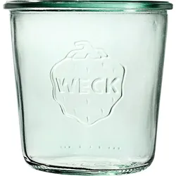 Weck Glas 580 ml nach oben verbreitend