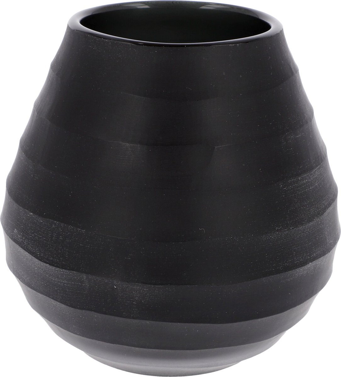 Goebel Vaas Slate Black 14 van Glas, Hoogte: 14,5 cm