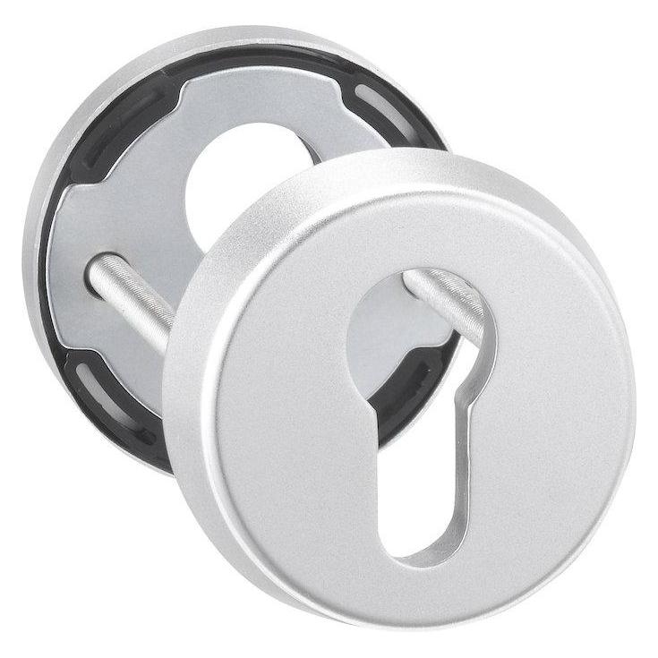 Magni Schutzrosetten-Satz, 6633,rund,12mm,ES0/ PZ,F1 eloxiert,TS65-68 (Türgriff) (228410)