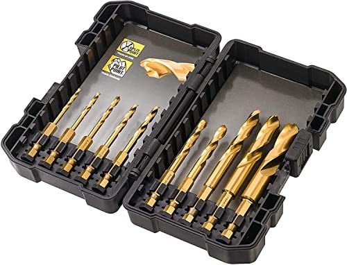 DeWalt DT50050 10-delige Impact Titanium Metaalboren in Tough Case