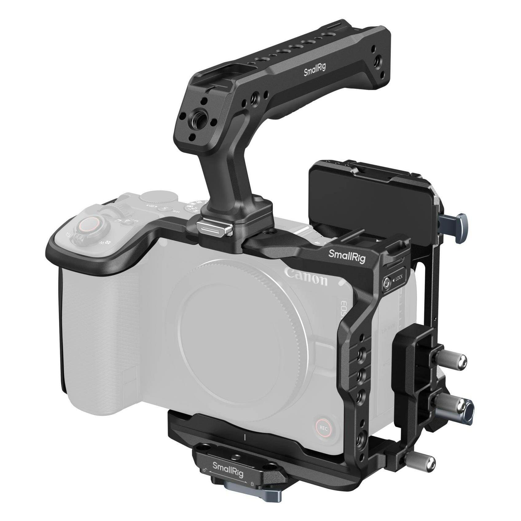 SmallRig 6381 "HawkLock" Quick Release Cage Kit for Canon EOS R6 V (Cage) (6381)