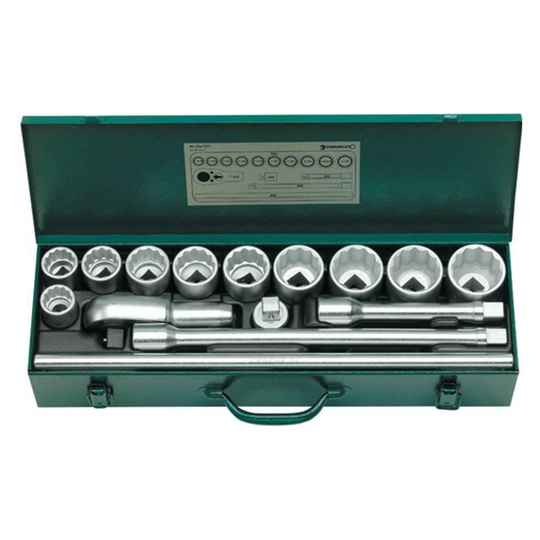 Stahlwille 55a/10/5 Steckschlüssel-Garnitur 3/4" Vierkant (1 1/16", 1 1/2", 1 1/4", 1 1/8", 1 13/16", 1 3/4", 1 3/8", 1 5/8", 1 7/16", 1 7/8") (96054101)