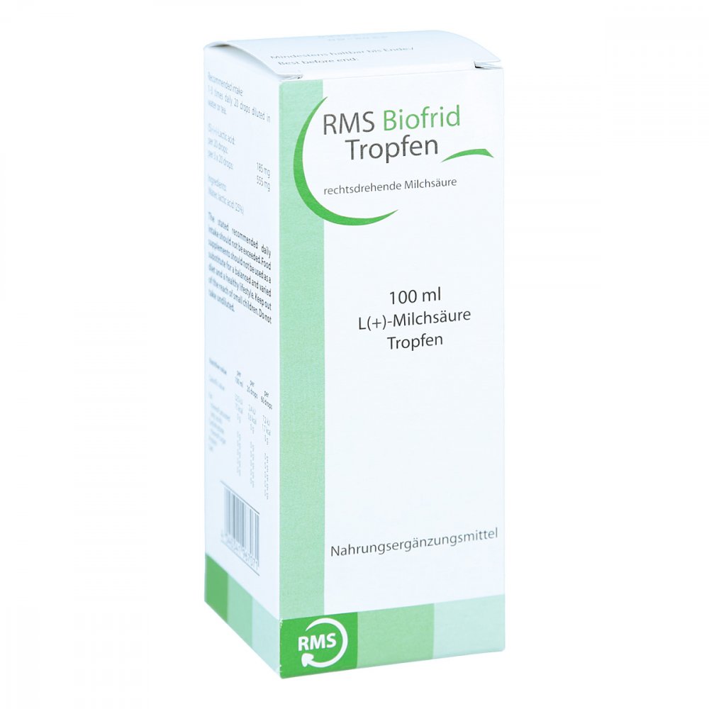 Biofrid GmbH & Co. KG Rms Biofrid Milchsäure rechtsdrehend Tropfen 10132470