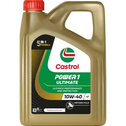 10W-40 Castrol Power 1 Motorrad 4-Takt Motoröl 4 Liter