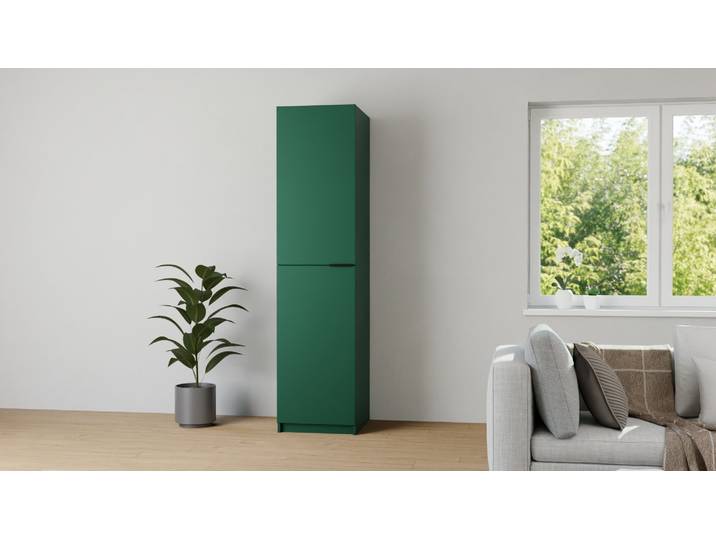 Schrank planen in Moosgrün MDF Lackiert