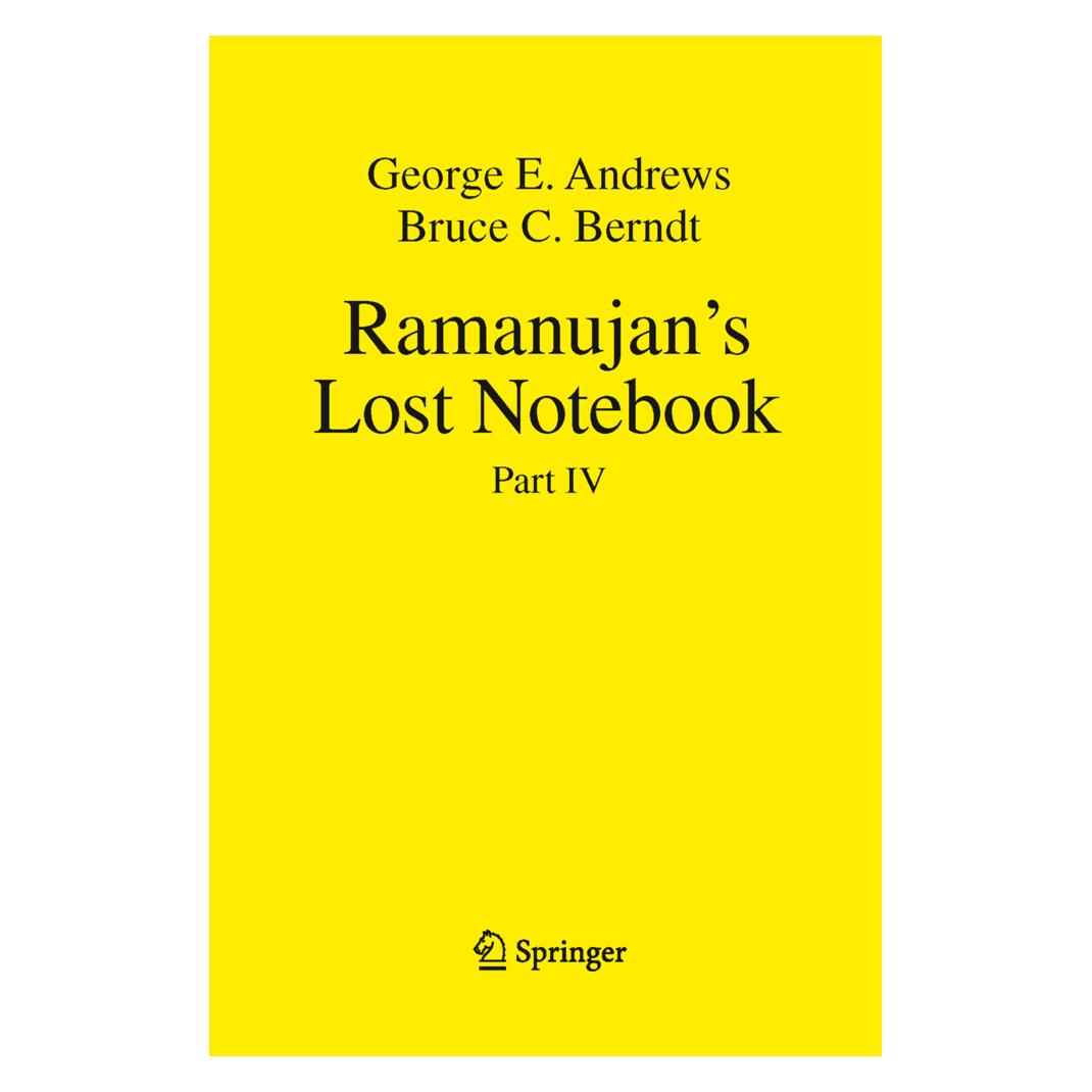 Springer Ramanujan's Lost Notebook (Englisch, Softcover, Bruce C. Berndt, George E. Andrews) (55595625)