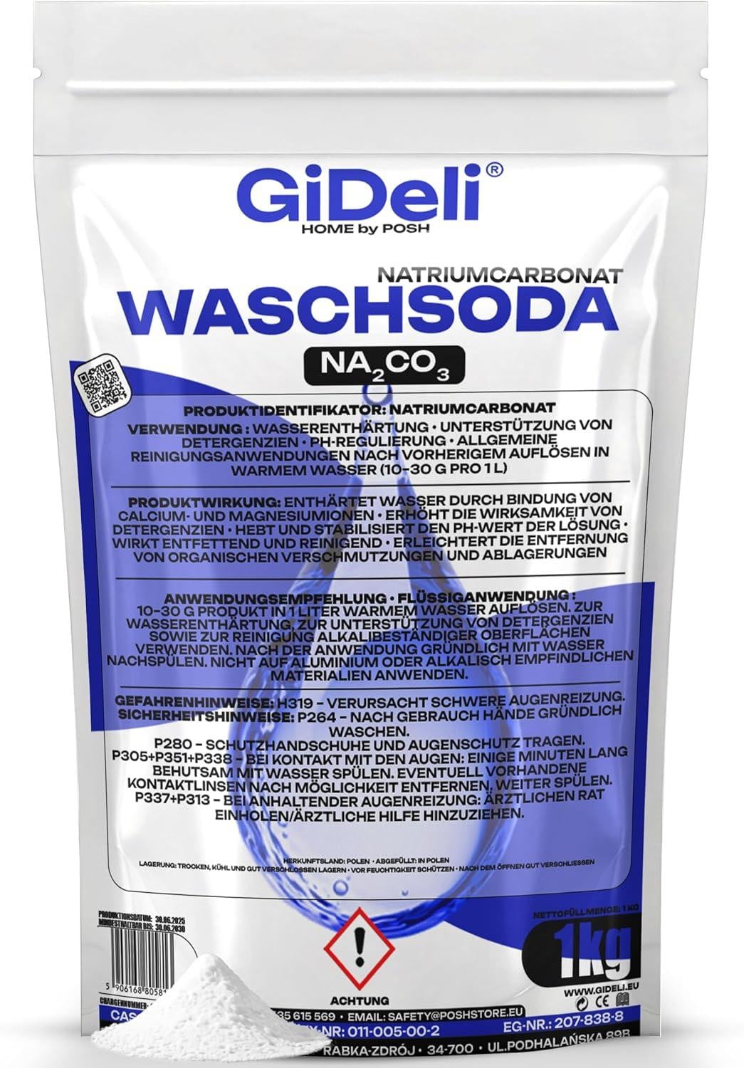 GiDeli Waspoeder Natriumcarbonaat 1 kg