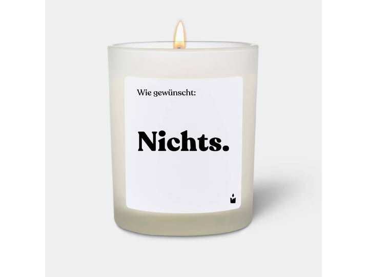 Duftkerze Flowery Wie gewünscht: Nichts.