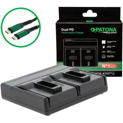 PATONA Premium Dual PD Ladegerät für GoPro