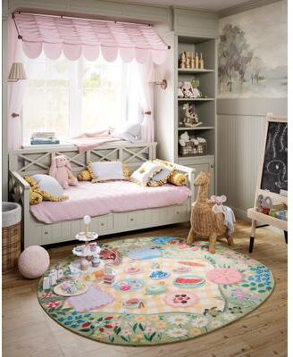 Momeni Playground Tea Party Kid Rug